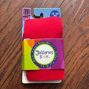 Jefferies Red Kids Tights